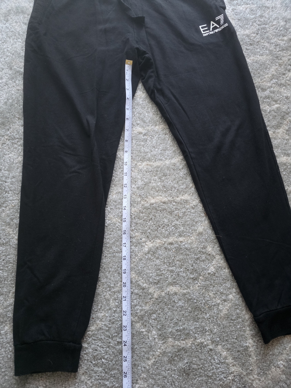 Emporio Armani EA7 Men's Black Jogger Pants - Picture 11 of 13